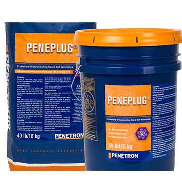 Penetron PENEPLUG Crystalline Waterproofing Rapid Waterplug 25kg