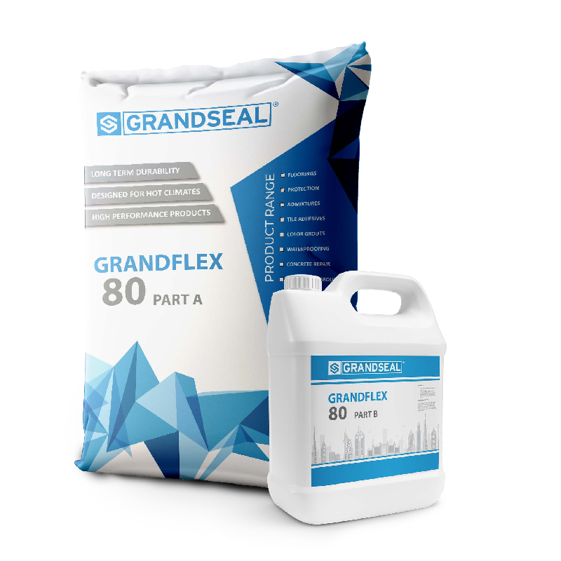 [1410] GrandSeal GRANDFLEX 80 Acrylic Polymer Modified Two Component Cementitious