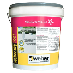[1869] Weber Weberdry Roof Mono Component Acrylic Based Waterproof Coating 20Kg