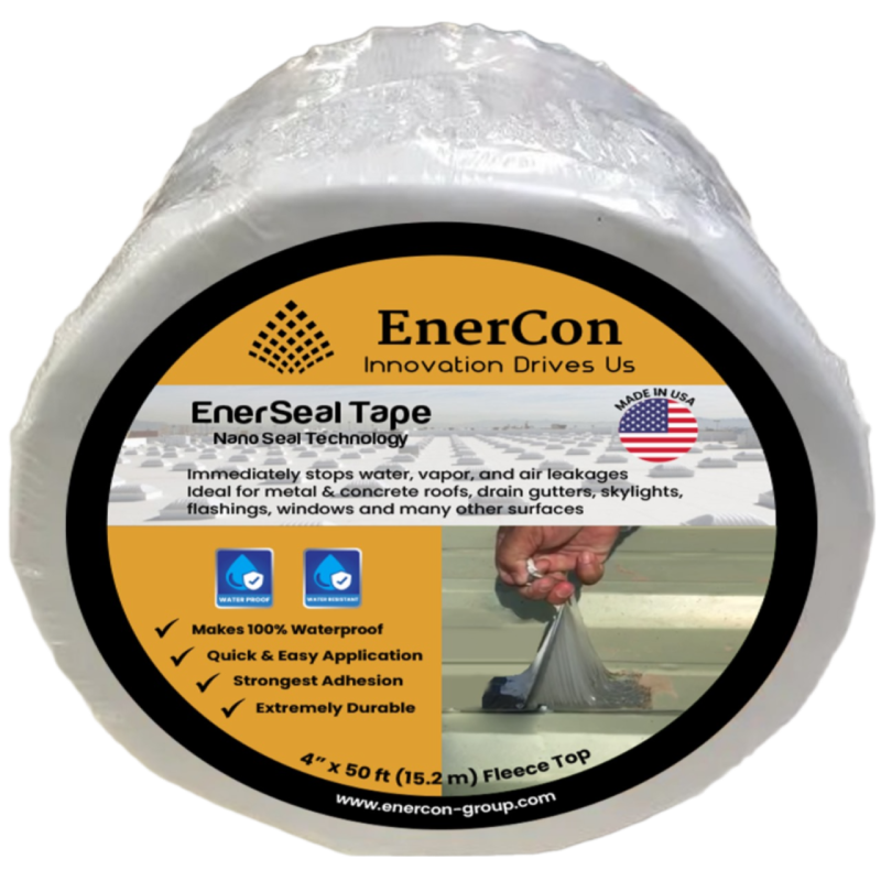 EnerSeal Tape, Nano Seal Technology, Heavy Duty Tape (50') Fleece 4inch