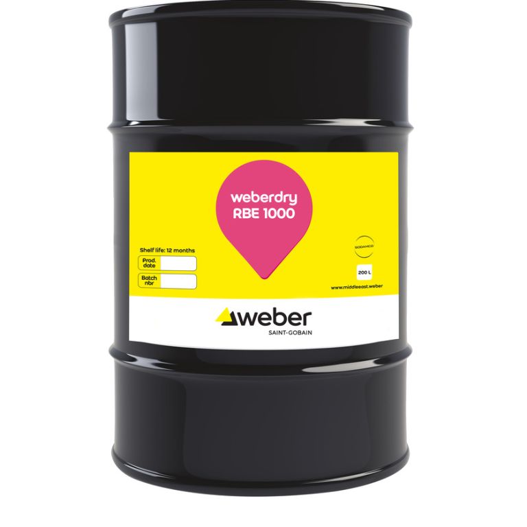 Weberdry Rubberized Bitumen Emulsion RBE (200 Lit)