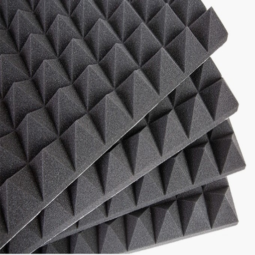 12 Pyramid Foam Sound Acoustic Panel 60X60/5 CM