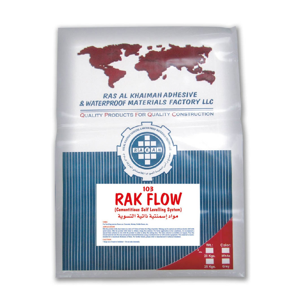 RAKAM, 103 RAK Flow Cementitious Self Levelling Compound