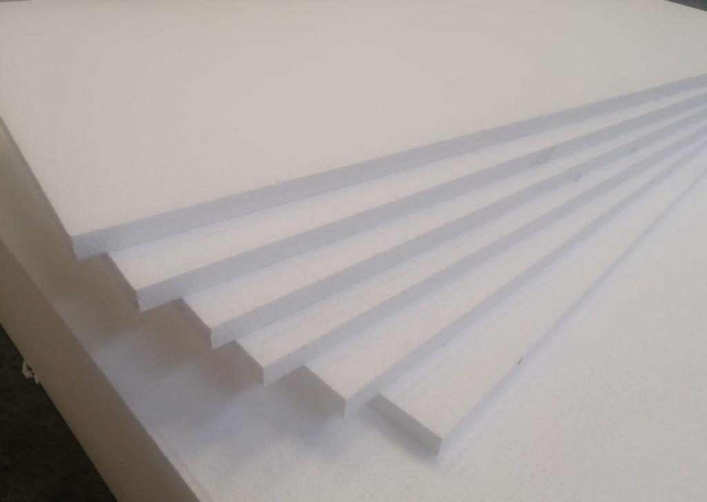 Expanded Polystyrene Sheet 126cmx128cm, Density 10-13