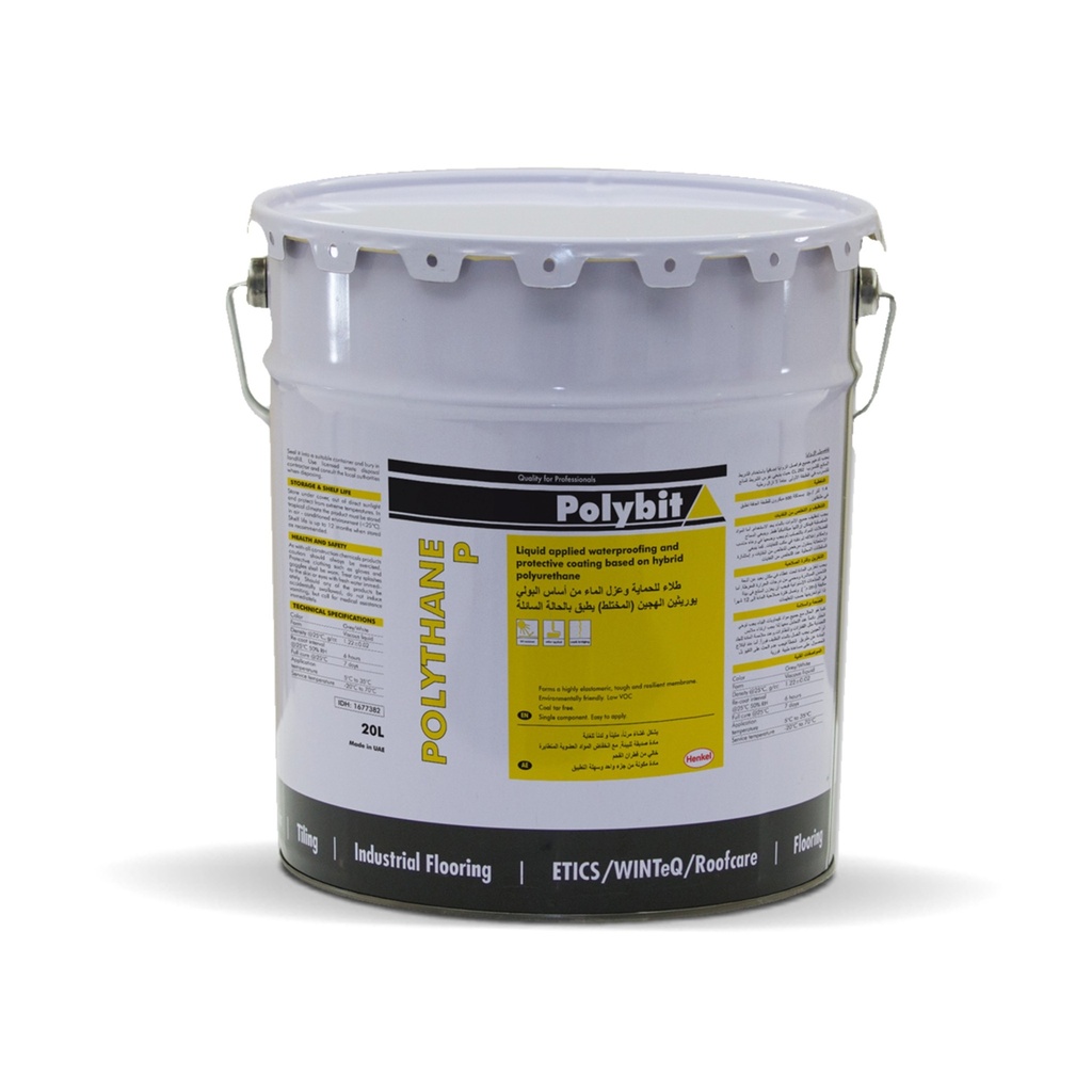 Henkel Polybit Polythane P, Liquid Applied Waterproofing  White  20L