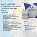Bautech Bauflex CW Cementitious Waterproof Coating 20kg (Green)