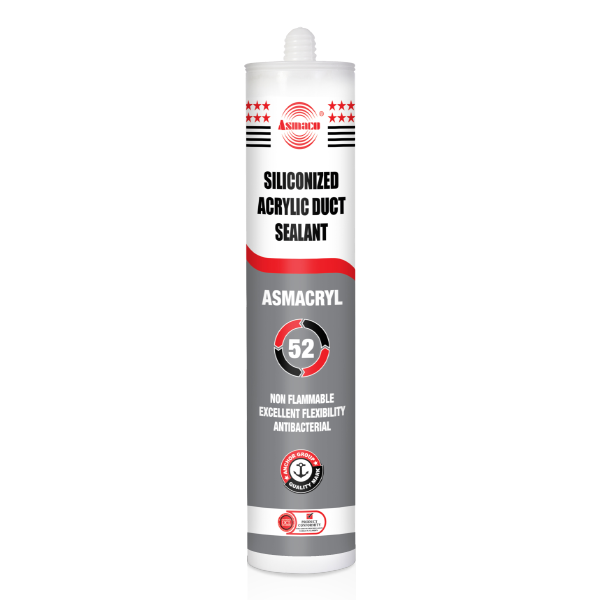 Asmaco Asmacryl 52 - Siliconized Duct Sealant