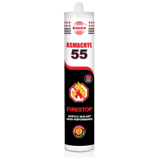 Asmaco Asmacryl Acrylic 55 Fire Retardant Sealant 280 ml