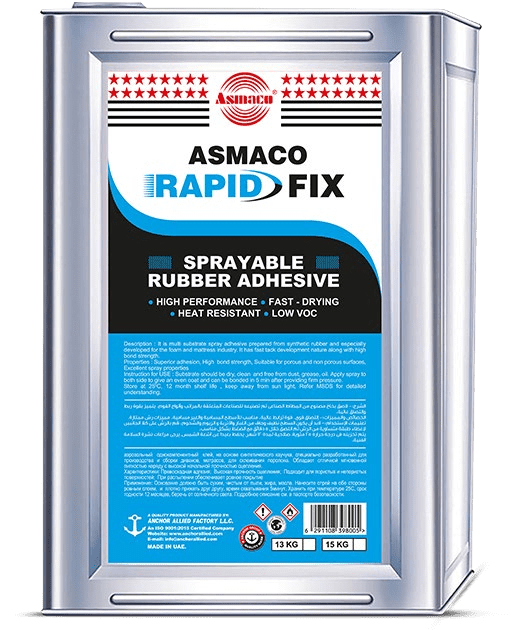 Asmaco Rapid Fix Sprayable Rubber Adhesive