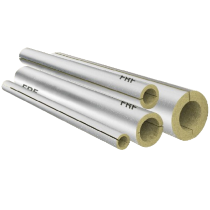 Rockwool Pipe With Aluminum Foil Facing