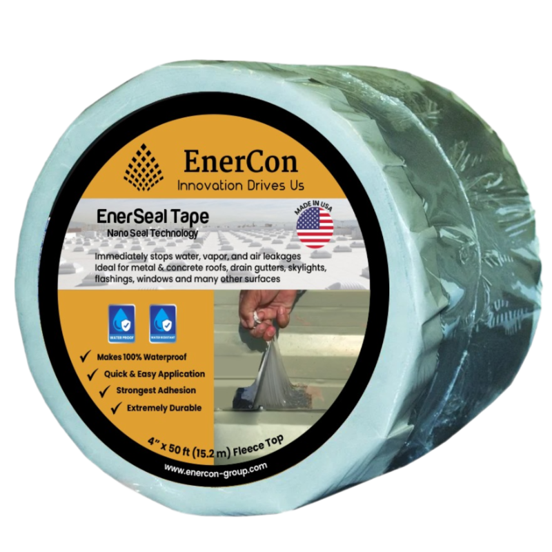 EnerSeal Tape, Nano Seal Technology, Heavy Duty Tape (50') Fleece 4inch