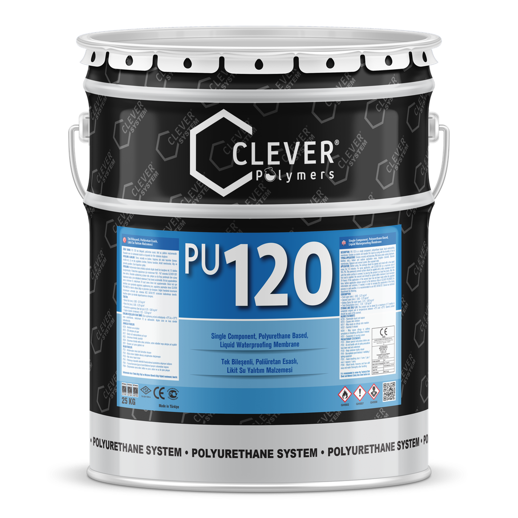 Clever, PU 120 Liquid Polyurethane Waterproofing Membrane