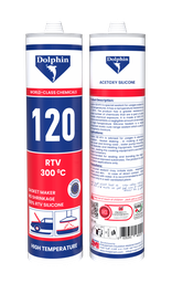 [910] Dolphin, 120 RTV High-Temp Silicone Sealant, 280ml