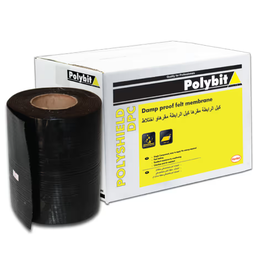 Henkel Polybit Modified Bitumen Damp Proof Membrane Polyshield DPC, 30cmX3mmX10m