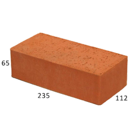 [1239] Brick Smooth Red Solid1