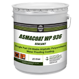 [1534] Asmaco Asmacoat WP 936 Single Part UV-Stable Alphatic Polyurothane Water Proofing Coating.