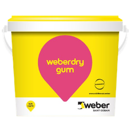 [1868] Weber Weberdry Gum Mono Component Acrylic Based Flexible Waterproofing for Under Tiling 25Kg