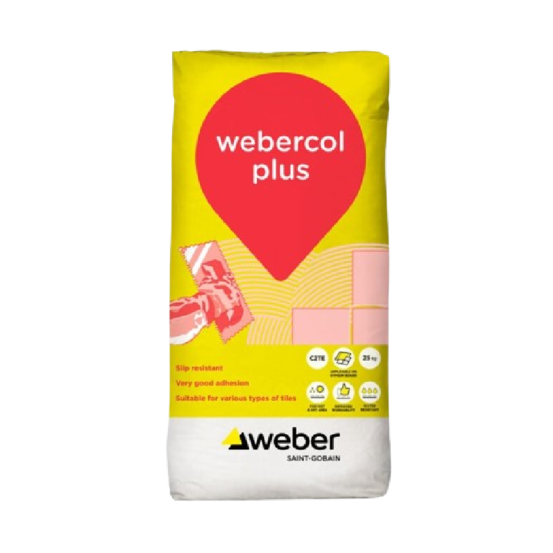 Webercol Plus Cementitious Tile Adhesive 25Kg | SAB GATE